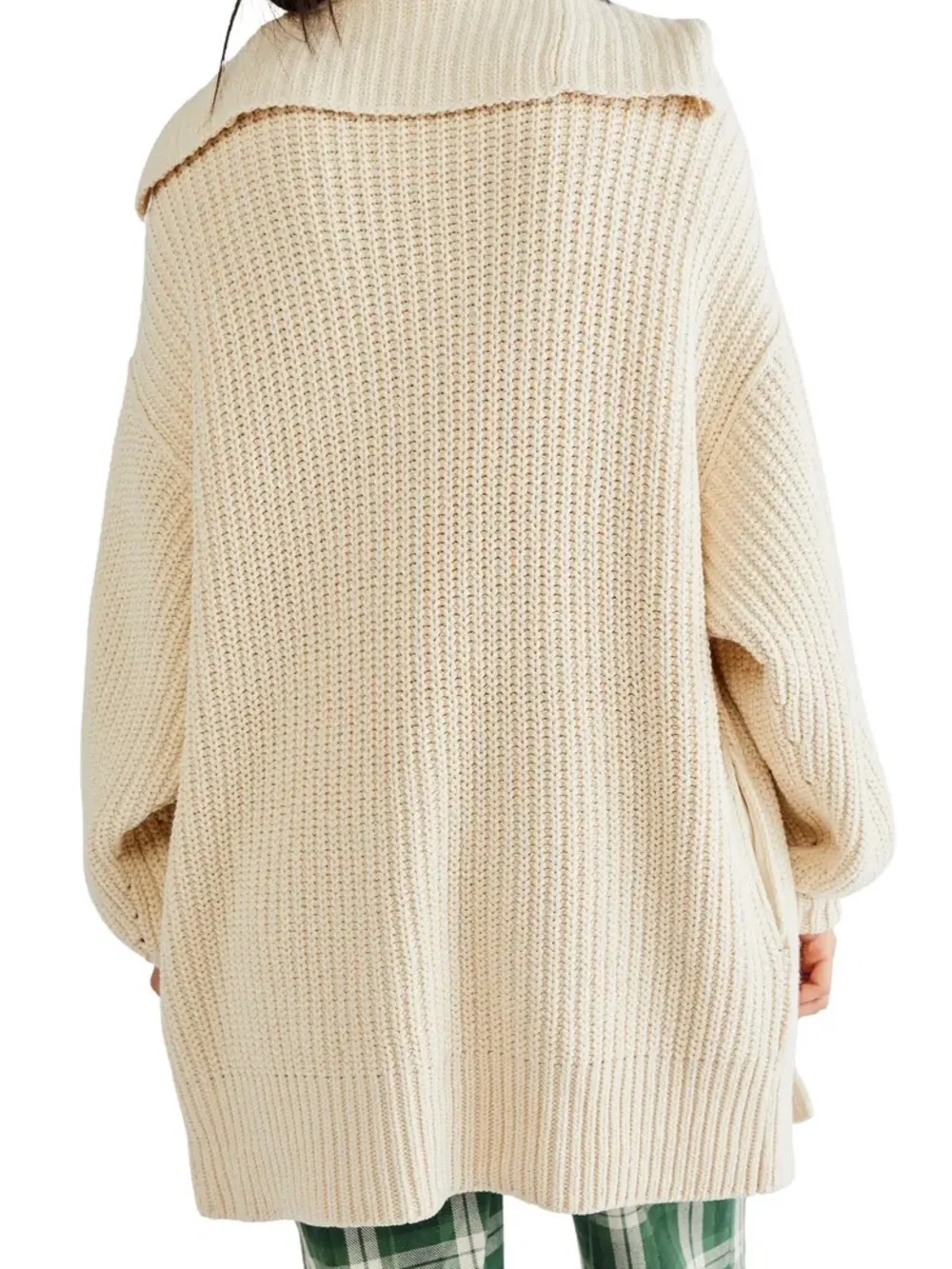 Free People Cream Swim Too Deep Cardigan